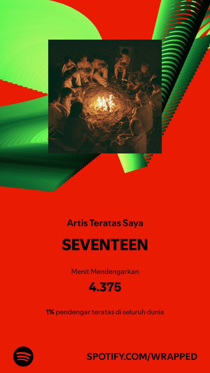 Indahcdp05's tweet photo. Didn't expect i have streaming God Of Light Music that much 🤣 thanks for CEO of BOMG, Pi Cheolin, Woo producer and all members to make this song 💎
#SpotifyWrapped
#SEVENTEEN https://t.co/QL78Ze4CAZ