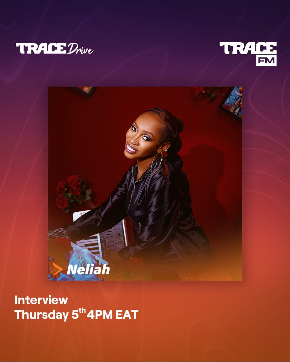 bmrafrika's tweet image. Don't miss Neliah live on Trace FM today at 4PM with host Jojo Kibare! Get ready to be entertained. 🎧🎤
#TraceFM #Obunuzi #Mubende #Karamoja #JamesHadi #Naye