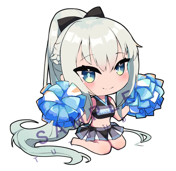 「チア衣装でお出迎えしてくれる陛下」#FGO #モルガン 