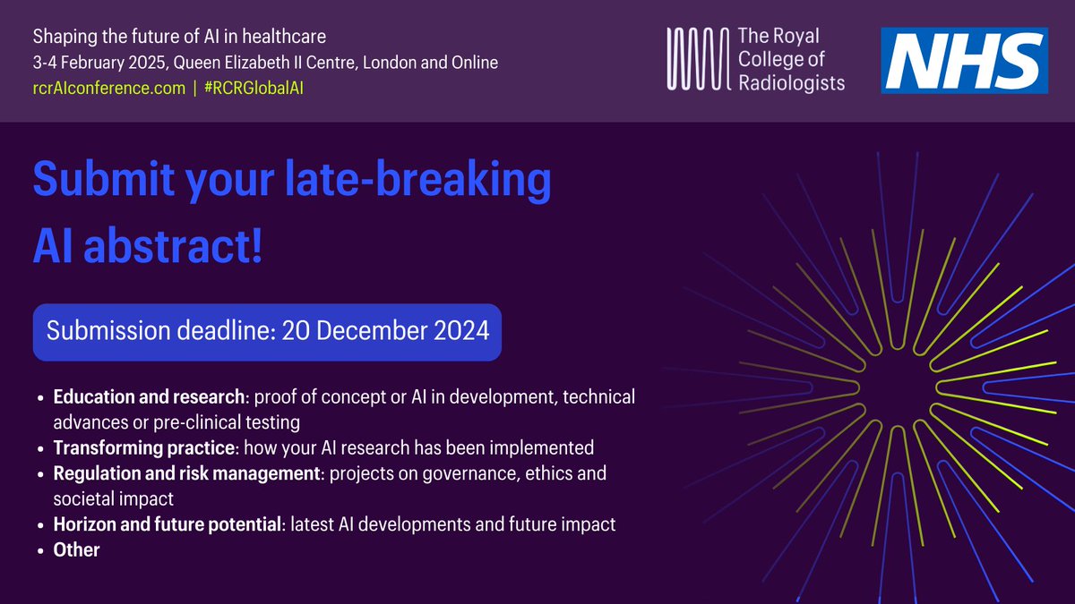 The Royal College of Radiologists tweet media