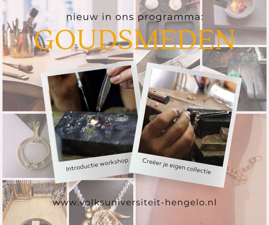 Op 9 januari a.s. geeft Brigitte Janssen een introductieworkshop Goudsmeden in haar eigen atelier in Lattrop. Meer weten? ap.lc/YNnjb

Misschien ook een leuk cadeau-idee voor de decembermaand!🎁