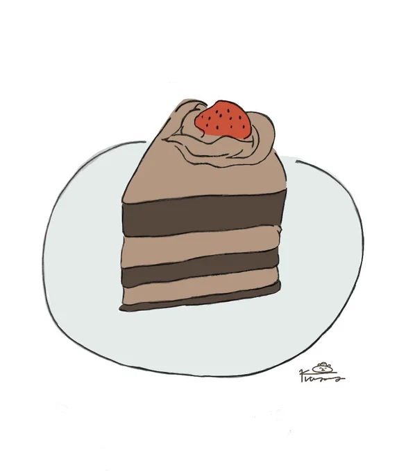 チョコケーキ。 