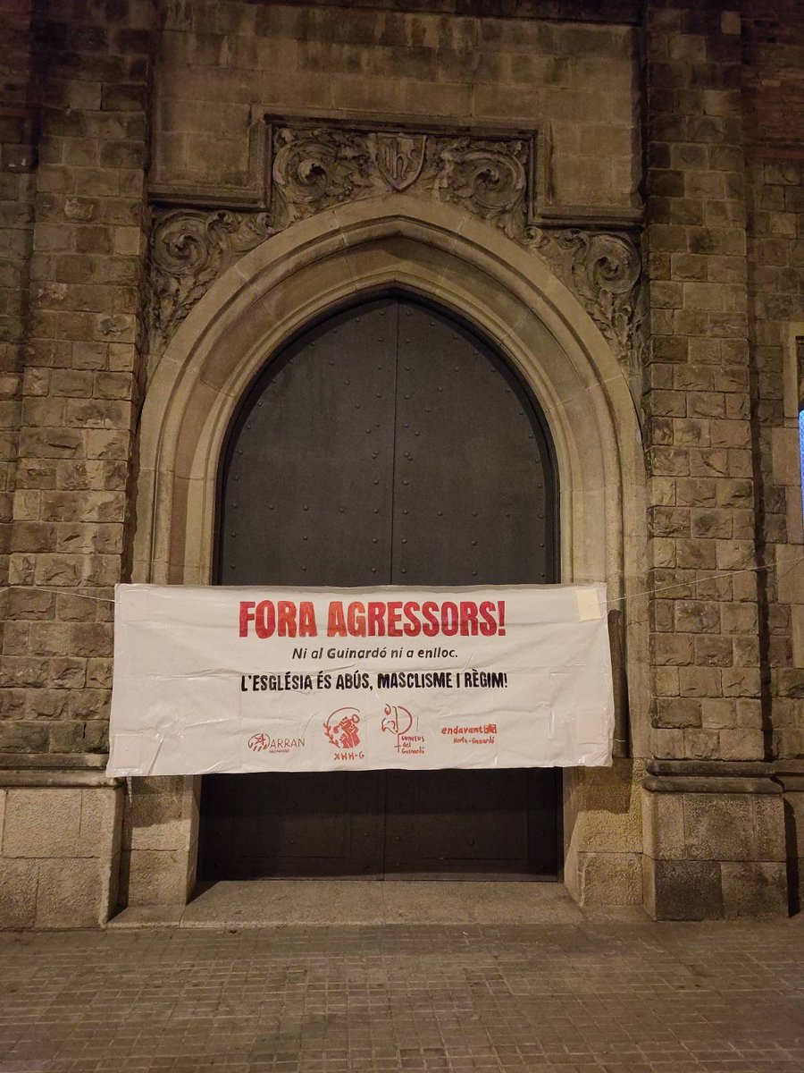 Arran_Guinardo's tweet photo. Denunciem els abusos comesos a la parròquia de Mare de Déu de Montserrat! 

Aquests fets, un cop més, posen al descobert no només un seguit de pràctiques delictives perpetrades en incalculables ocasions per depredadors sexuals (…) https://t.co/JjvwnjzRuv
