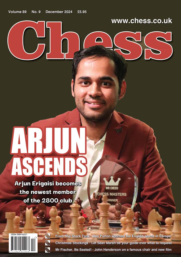 ChessAndBridge's tweet photo. New #Chess Magazine out now featuring new 2800 club member @ArjunErigaisi - get your copy in print or instant download here: https://t.co/sjJj6eidiN @CHESS_Magazine @TelegraphChess @london_chess @schoolschess #chessnews #chessmaster #londonchess https://t.co/9dN1wriZVO