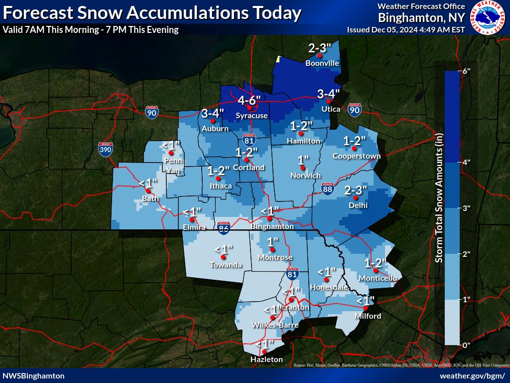 NWS Binghamton tweet media