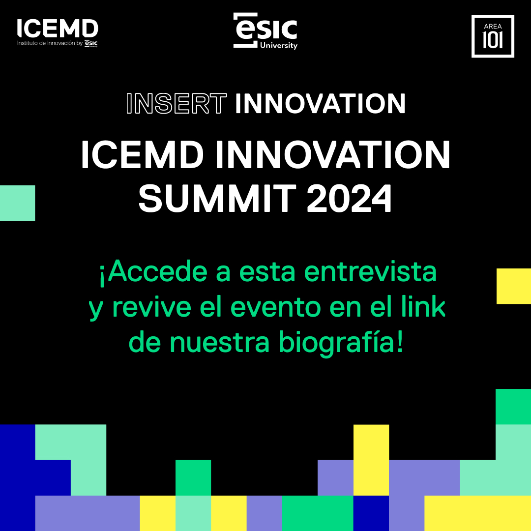 ✨Hemos hablado con <a href="/Carolgg7/">Carolina Garcia Gomez</a>,  Directora Global de Nuevos Negocios e Innovación en <a href="/IKEA/">IKEA</a> acerca de la #innovación en la experiencia de cliente y el enfoque en la creación de nuevos #servicios.

Accede a la entrevista completa en: icemd.esic.edu/eventos/icemd-…

#InnovationSummit2024
