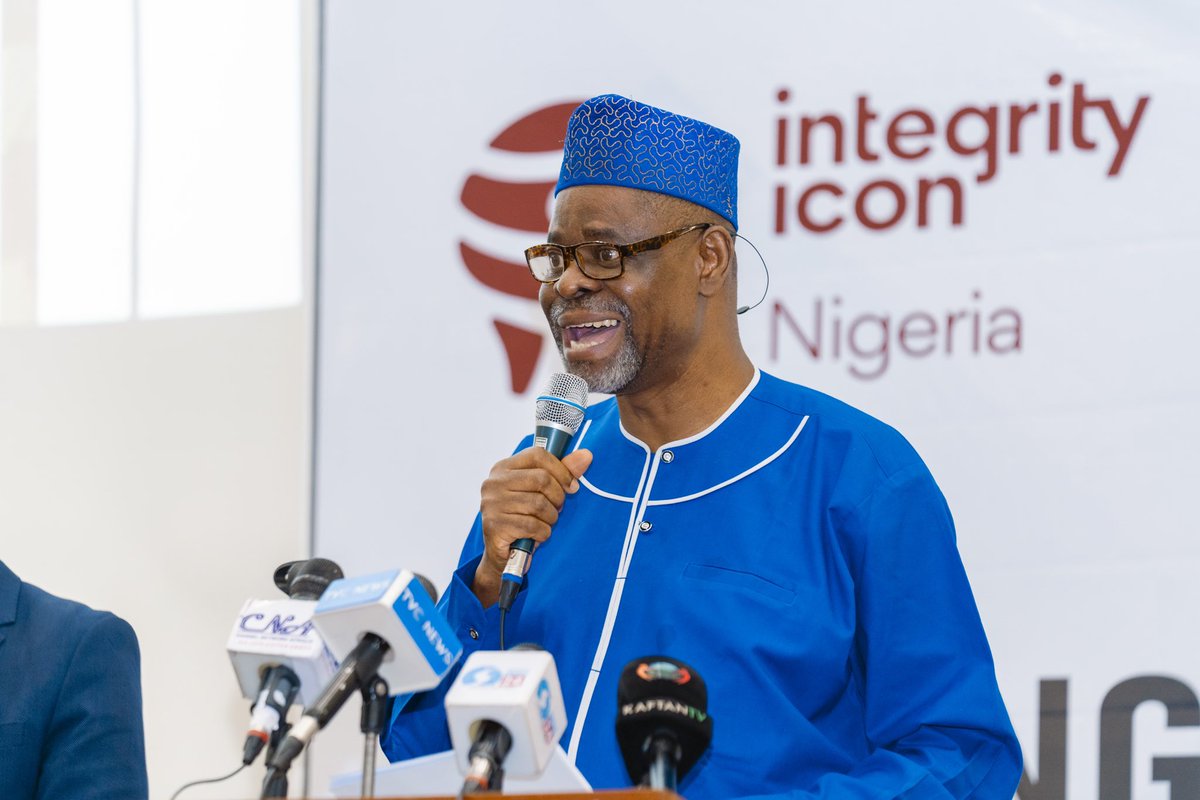 accountlabng's tweet photo. “Trust is the foundation of governance- without it, policies falter, institutions crumble, and democracy weakens.”
In his keynote address at the ongoing 2024 #IntegrityIcon Summit and Awards, Dr. Otive Igbuzor emphasized the key role of public trust in governance. He noted that citizens depend on the government for security and welfare, but trust is eroded when unethical practices prevail. This trust deficit, driven by corruption and unfulfilled promises undermines collaboration and institutional stability.
To rebuild trust, he stressed the importance of embedding ethics in governance, strengthening legal systems, and promoting inclusive decision-making. He highlighted the need to engage marginalized groups and leverage digital tools like e-governance to enhance #accountability, #transparency, and fairness.
“Positive norms in governance are not just ideals; they are necessities for advancing integrity and safeguarding democracy.”
#IntegrityIconNG