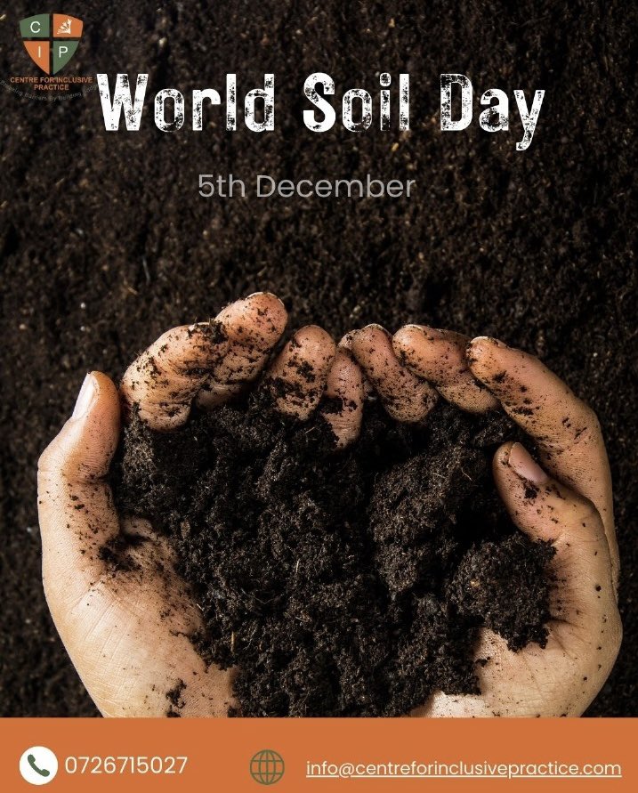 CIPKenya's tweet photo. Today, we celebrate the foundation of life beneath our feet, Healthy Soil!
#WorldSoilDay #SoilHealth #InclusionAndSustainability #CentreForInclusivePractice https://t.co/eUJu7UYcNv