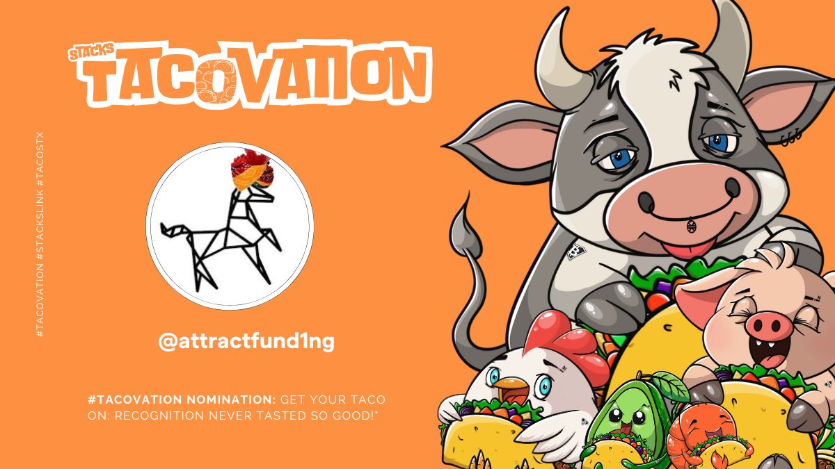 Dr_WoppieT's tweet image. I know it’s not Tuesday yet 

But I wanted to nominate 👇🏻

@attractfund1ng for helping me 💪🏻

Making my first steps in the 

@Stacks coding eco-system🤩

#tacovation #Stackslink