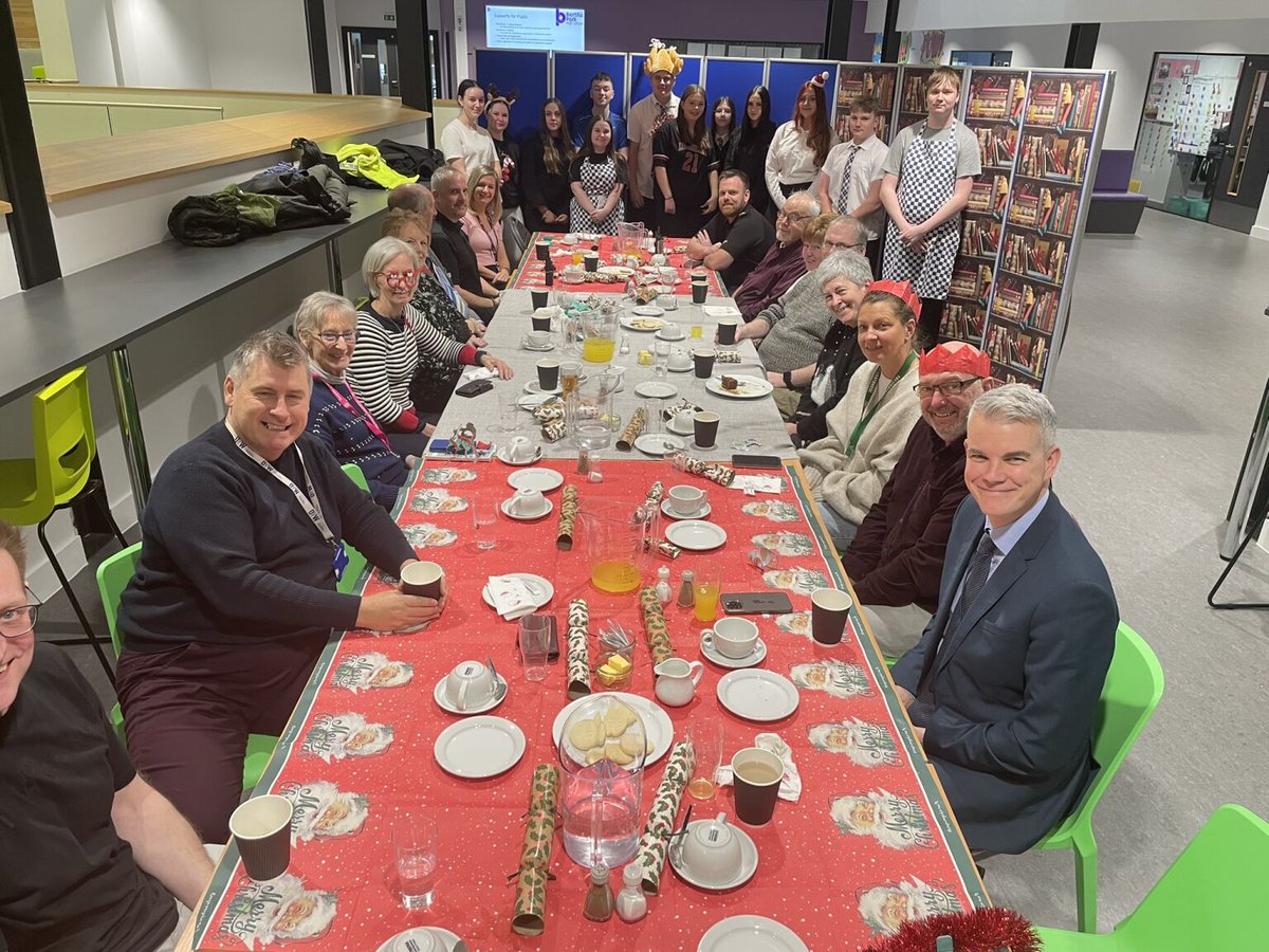 A great effort from the Hospitality Skills for Work class, a Christmas themed lunch for some members of the <a href="/BerthaParkHigh/">Bertha Park High School</a> community. Well done everyone and thanks to our community for all their support. #confidentlearners