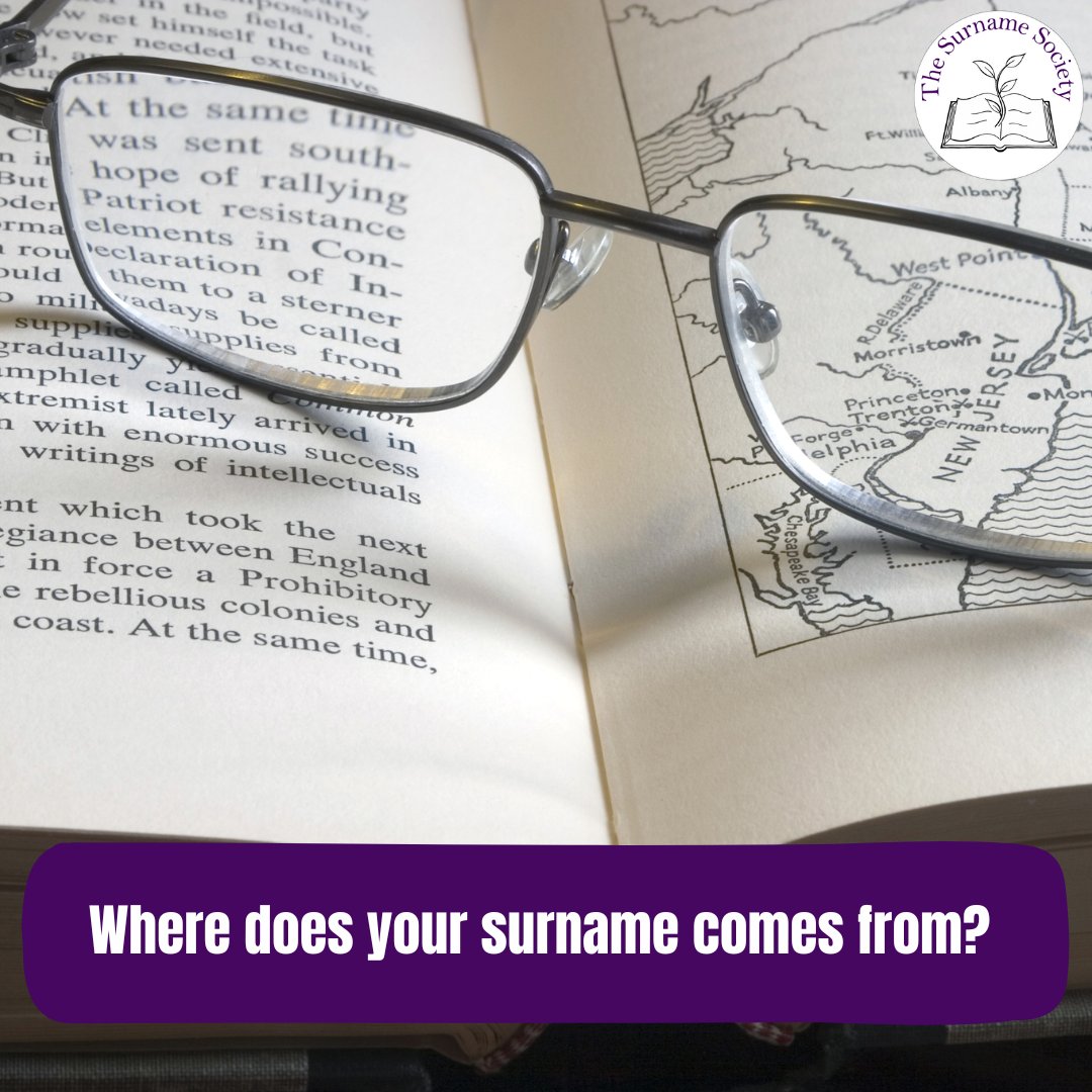 Have you ever wondered where your surname comes from?  Check us out to learn more!

#Genealogy #Ancestory #History #Surname #Explore #Surnamestudies