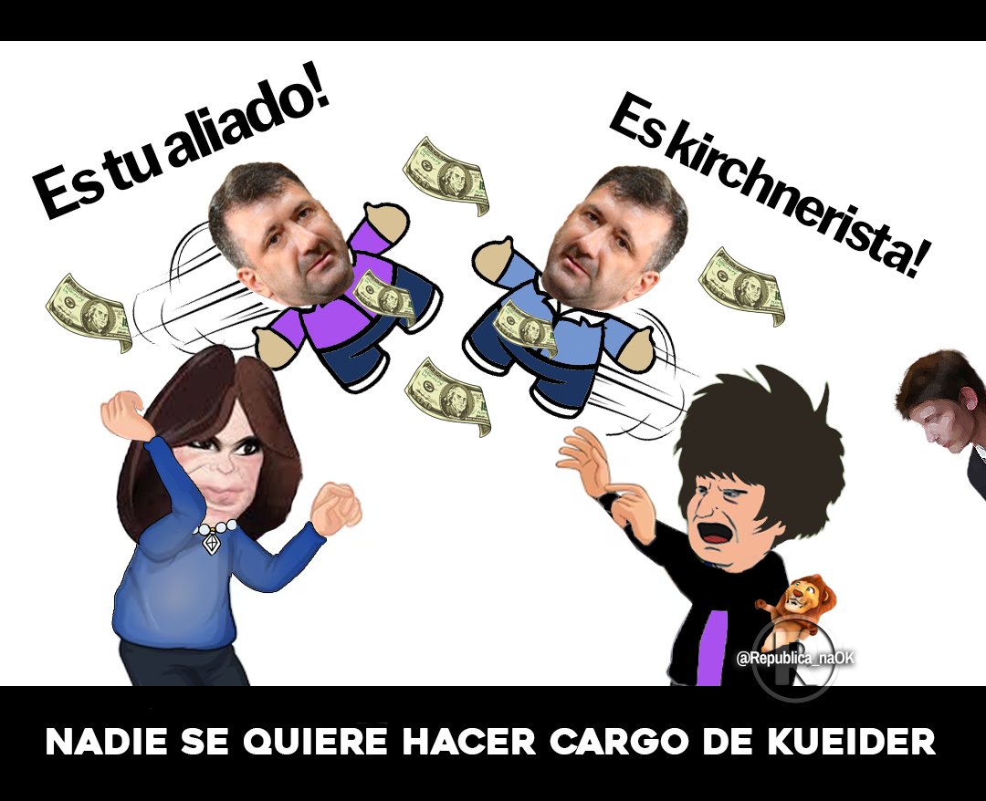 Republica_naOK's tweet photo. Nadie se hace cargo de Edgardo Kueider... "La culpa la tiene el otro". 
🔵Fue electo senador por la lista del kirchnerismo. Entró al Senado el 10/12/2019 y su banca vence el 9/12/2025. 
🟣En 2022, dice que se separa del Kirchnerismo, forma el bloque peronista Unidad Federal y se convierte en aliado del Gobierno.
🟣Fue propuesto por Santiago Caputo para presidir la Comisión Bicameral de Inteligencia.
🟣Asumió la presidencia de la comisión de Asuntos Constitucionales, un puesto estratégico al que accedió con el apoyo de La Libertad Avanza.
👉Y Mientras todo esto sucedía... Este impresentable, ya tenía abiertas dos causas por enriquecimiento ilícito. Una es federal, está en San Isidro, la jueza es Sandra Arroyo Salgado, y el fiscal Fernando Domínguez. La otra es la que se lleva adelante en su provincia, Entre Ríos, y que tiene a Emiliano Arias como fiscal.