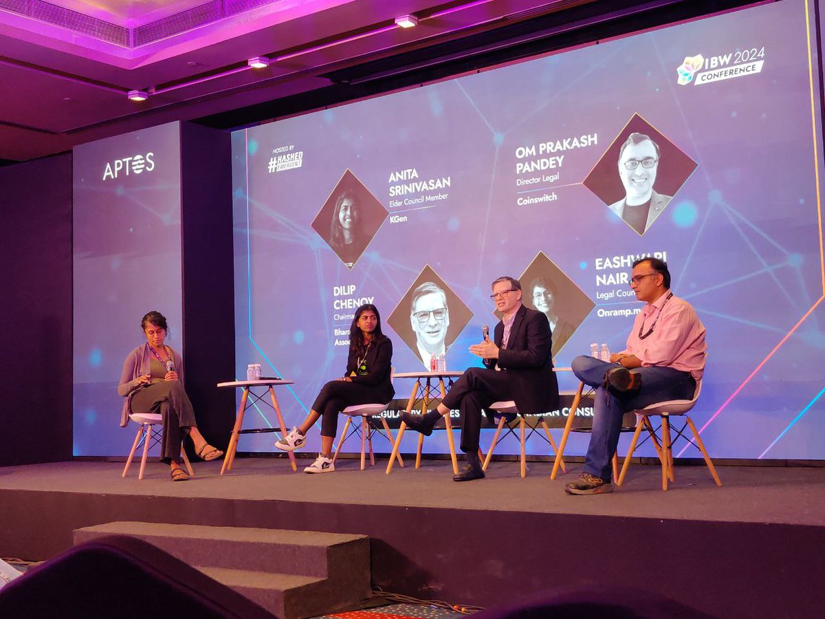 Big cheers for our Elders, <a href="/onear/">Deba G</a> @asrinivasan_, speaking at #IBW2024 🔥

Drop a "✊" below if you were there and enjoyed their chat!