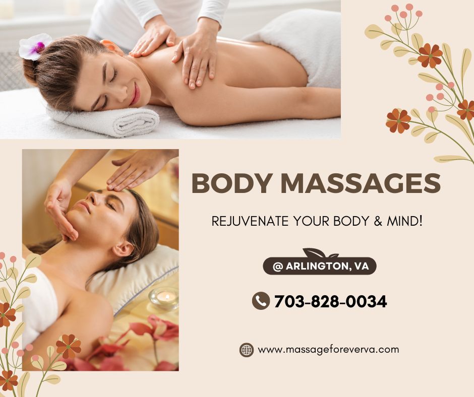 Massageforever1's tweet photo. Treat yourself to a rejuvenating full-body massage that melts away stress and leaves you feeling refreshed! ✨
Book your session today and experience the benefits of complete relaxation. 🌸
https://t.co/HlWTGJlR3u

#BodyMassage #Massage #massageforever #arlington #va https://t.co/gMRUpNuyO7