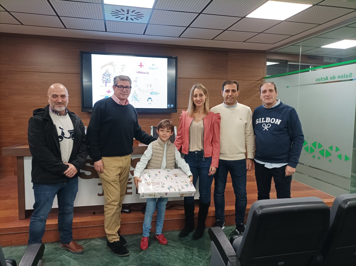 JAENSATSE's tweet photo. Desde SATSE Jaén damos la enhorabuena a  Santiago González López, de 8 años, que ha sido el ganador del XXVI Certamen Infantil de Christmas en la categoría de 5 a 8 años. https://t.co/ZUETVBMQRz