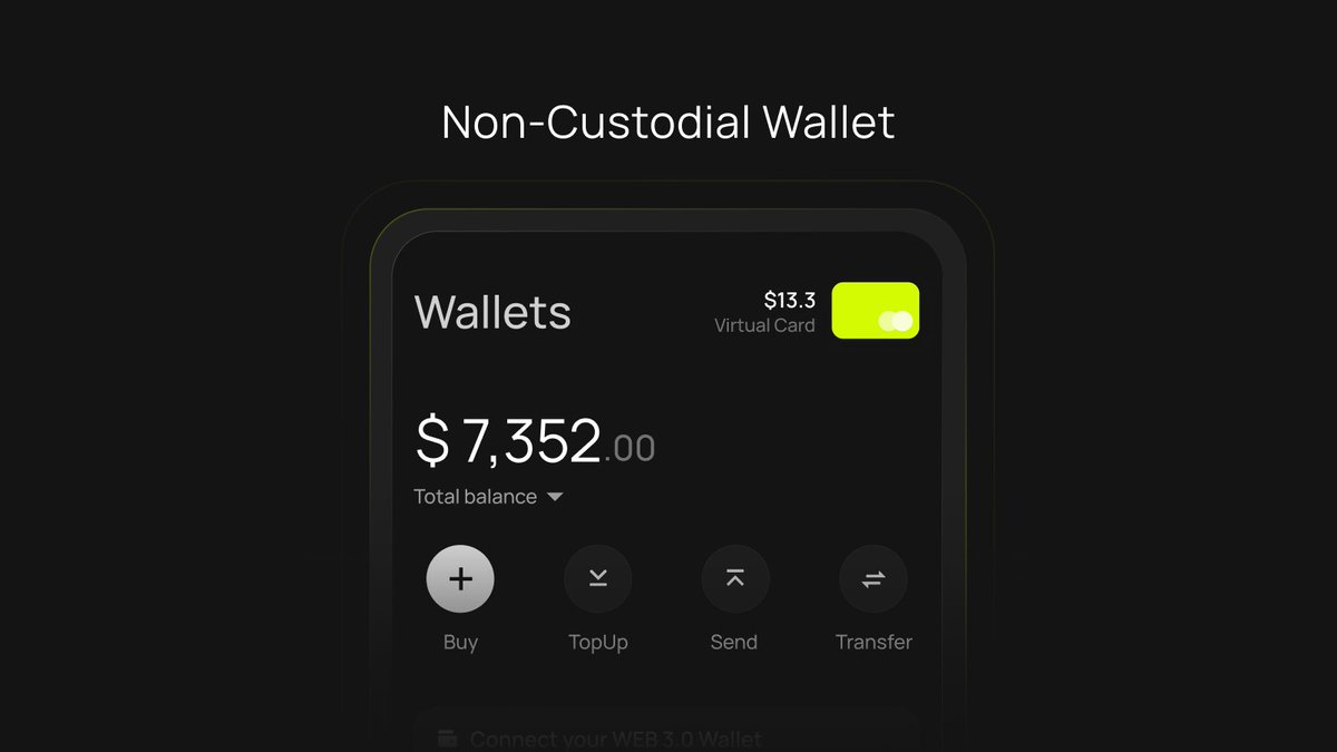 5/ 🛡️ Non-Custodial Wallet

Control your crypto like never before. Walme’s non-custodial wallet ensures you hold the keys to your assets, giving you complete ownership while also offering seamless access to DeFi apps.
