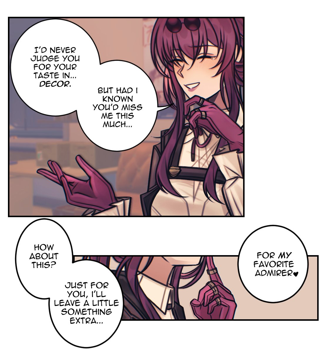 birdburglar99's tweet photo. stelle’s new room seems accommodating for certain uninvited guests🔐
#kafstel #HonkaiStarRail #kafka #stelle https://t.co/MNPySnWhQi