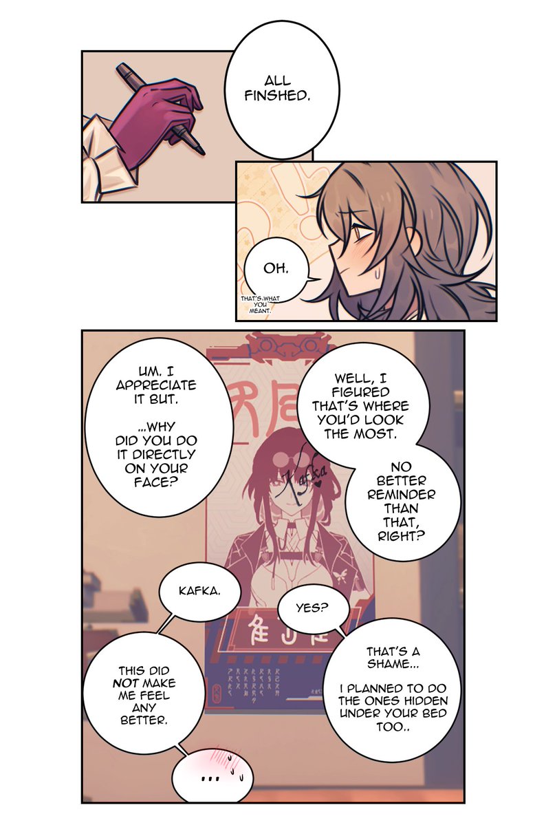 birdburglar99's tweet photo. stelle’s new room seems accommodating for certain uninvited guests🔐
#kafstel #HonkaiStarRail #kafka #stelle https://t.co/MNPySnWhQi