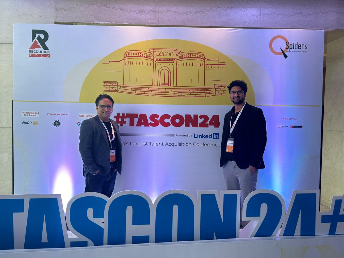 AIMERZ_AI's tweet image. At #TASCON24, we're connecting with industry leaders and exploring smarter hiring solutions.
Our Founder, Vishwa Mohan, and Lokesh Mathur are here to share AIMERZ’s vision of simplifying hiring for businesses and job seekers alike.
#AIMERZ #AIMwithAIMERZ #TASCON24withAIMERZ
