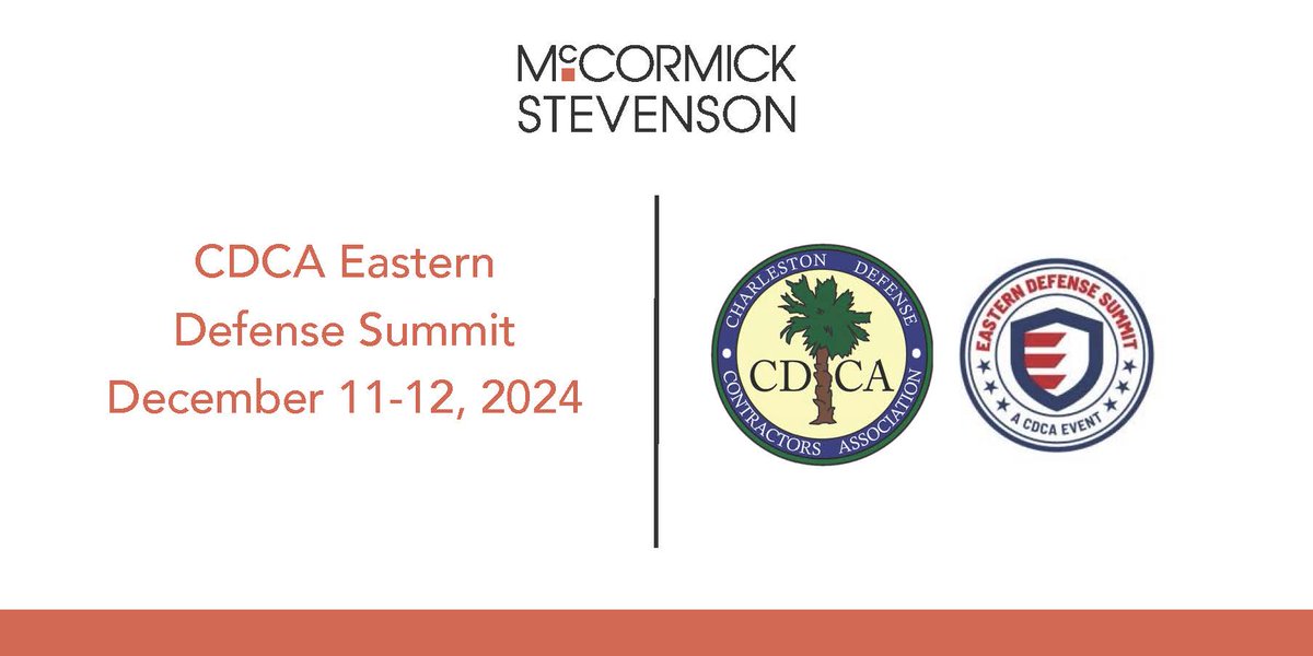 #MCCST is rounding out 2024 at #CDCA2024! <a href="/agauzens/">Alan Gauzens</a> be in Charleston, SC on Dec 11-12 where he'll be available to talk about cutting-edge #engineering solutions for #defense and #munitions!  See us there! bit.ly/3O8Ca3s  #ServingAmericasHeroesAsOnlyEngineersCan