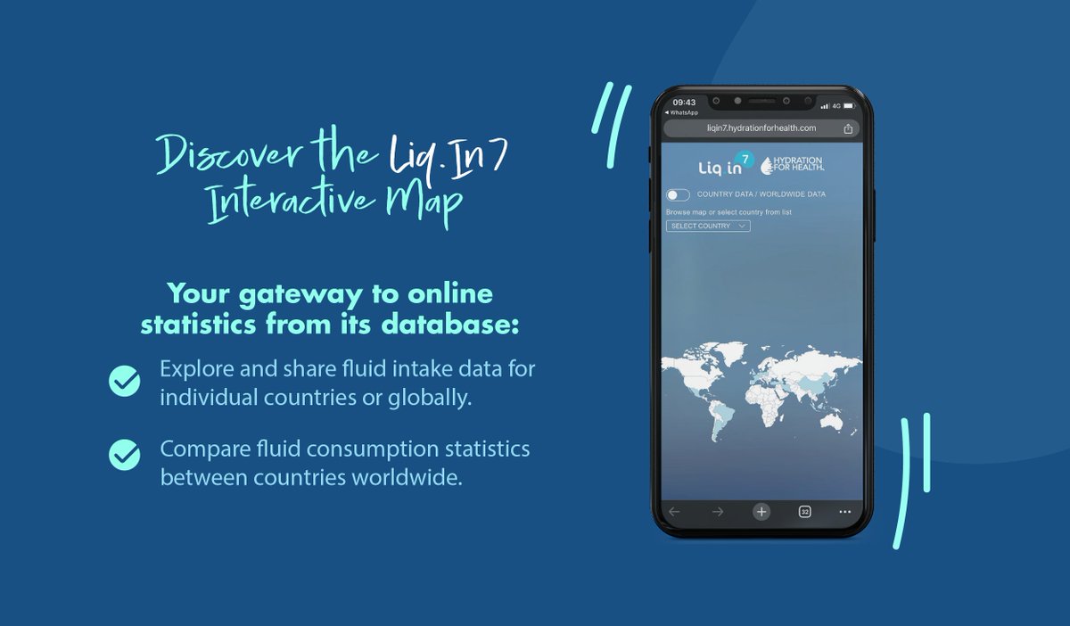 Hydration for Health (@h4hinitiative) on Twitter photo 🌐 Explore our Liq.In7 interactive map to see how fluid intake varies worldwide and gain insights into the fluid intake and hydration landscape. 
Join us in advancing hydration science 
hydrationforhealth.com/en/hydration-t… 🌐 Explore our Liq.In7 interactive map to see how fluid intake varies worldwide and gain insights into the fluid intake and hydration landscape. 
Join us in advancing hydration science 
hydrationforhealth.com/en/hydration-t…