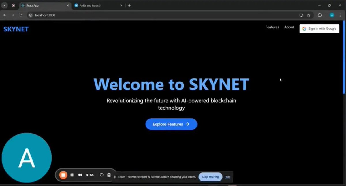 <a href="/icantcodefyi/">aniruddh</a> 🏆 Team Localhost:3000 ( <a href="/ankit7241/">Ankit Choudhary</a>, <a href="/gitaalekhyapaul/">gitaalekhyapaul.eth (deAI/acc) (🐊,🪙)</a>, Harsh Srivastava) wins $1000 for Skynet in Nethermind track.
Project: devfolio.co/projects/skyne…