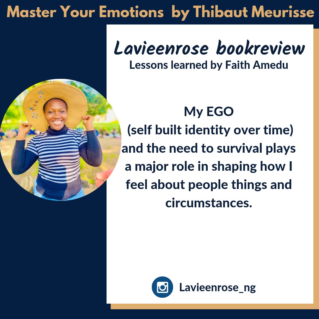 LaVieEnRoseng's tweet photo. Lessons from "Master Your Emotions" by Thibaut Meurisse.
Problems are addictive.
If you do not learn to deal with them ,you can begin to own them and enjoy playing the victim.
#lessonsfrombooks
#bookrecommendations https://t.co/yyVLhJQQPM