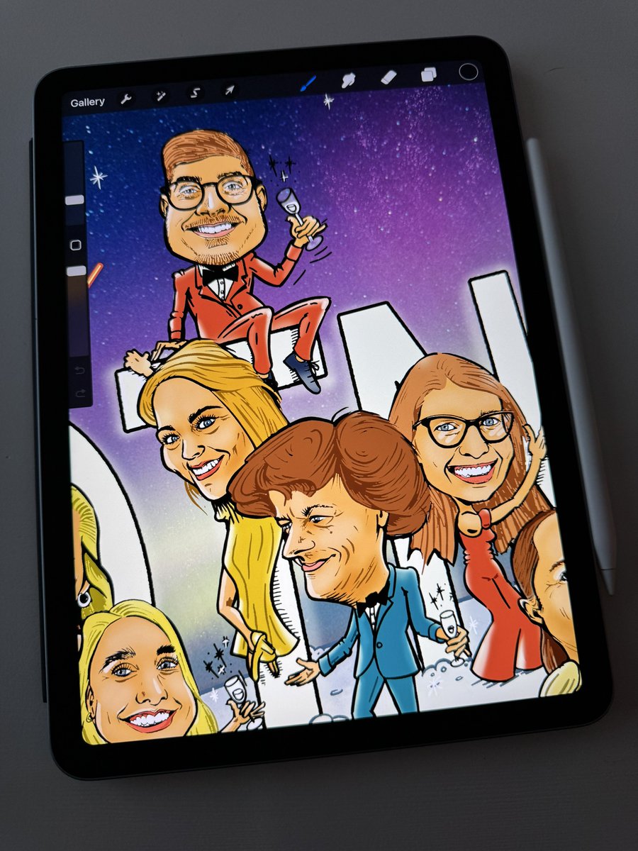 AFDesigndude's tweet photo. Ho-ho! Feestdagen in aantocht! Line-art en kleuren van een Kerstkaart. Swipe voor video van één van de portretjes. Zo leuk om aan te werken!!
.
#afdesign #workum #tekenen #illustratie #kerstkaart #portret #otnn #drawing #illustration #christmascard #peace https://t.co/FgXXLCvzLq