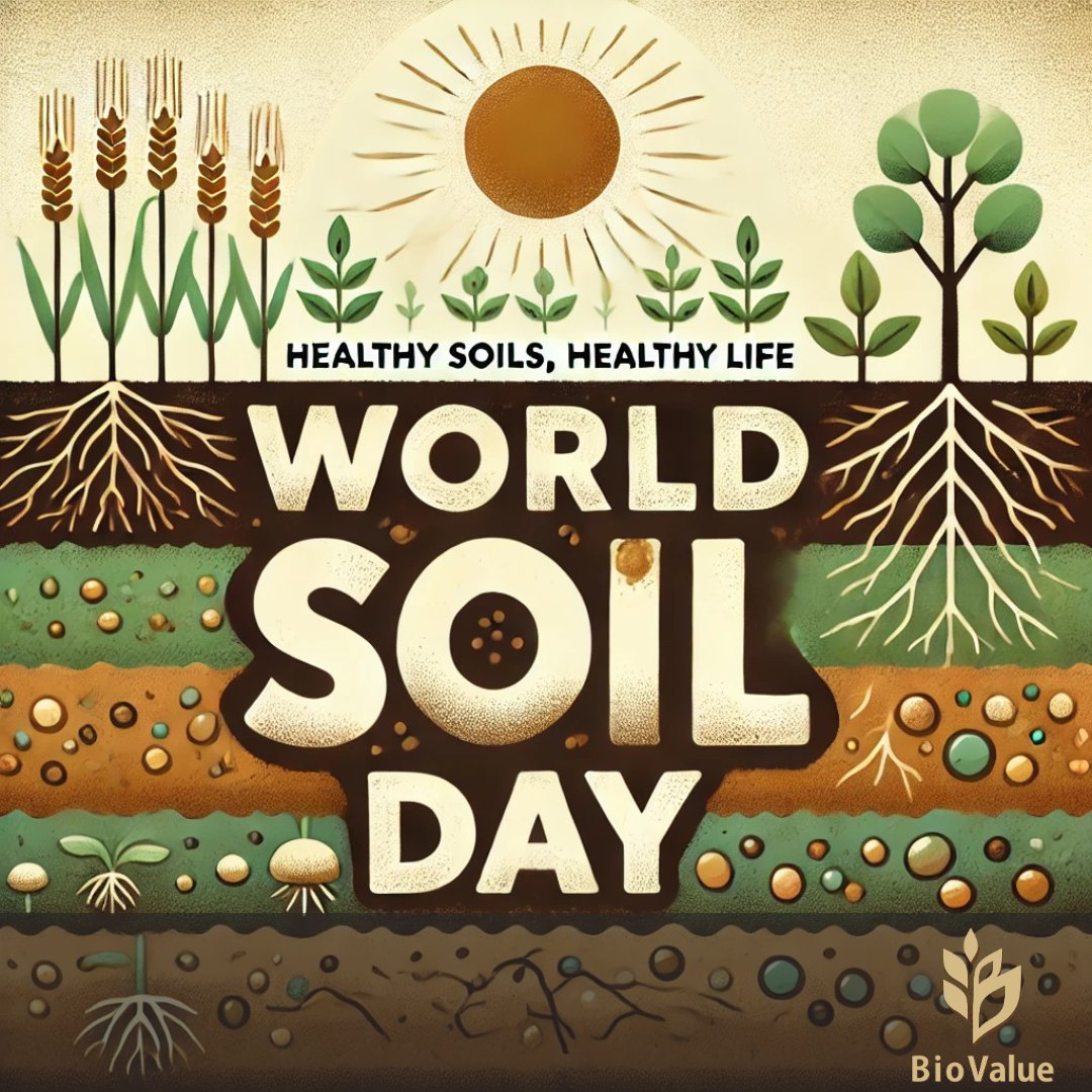 🌍 Happy World Soil Day! 

Soil is the foundation of life—nurturing crops, sustaining ecosystems, and combating climate change.

Let’s work together for a healthier planet:
💧 Save water
🌱 Support sustainable farming
♻️ Enrich soil with compost

#WorldSoilDay2024 #HealthySoil