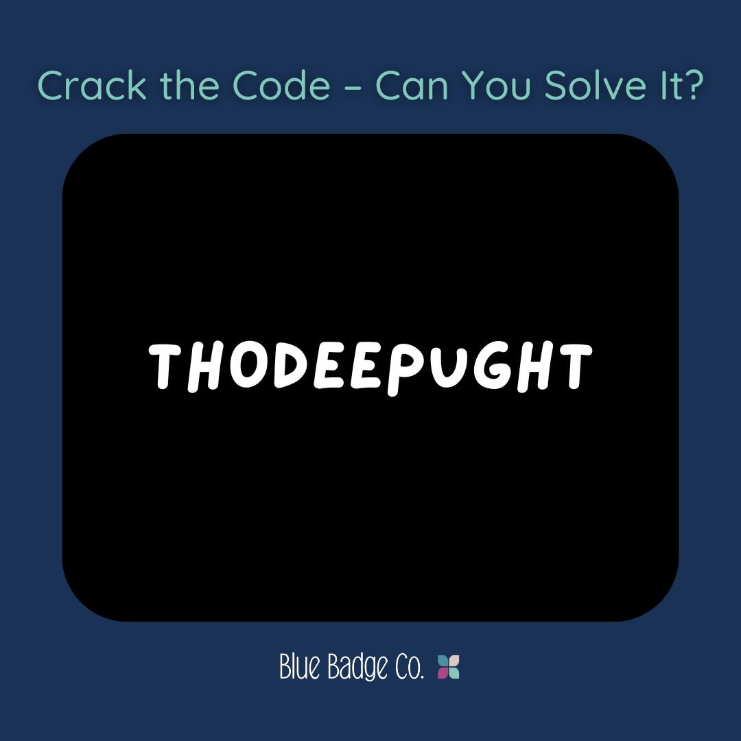 🧩✨ Rebus Puzzle Thursday is HERE! ✨🧩

Are you ready to crack the code and challenge your brain? Let the fun begin! 🧠🎉

👇 What’s the answer? 👇

bluebadgecompany.co.uk/blogs/games/cr…

#rebuspuzzle #PuzzleTime #brainteasers #solveit #funchallenge