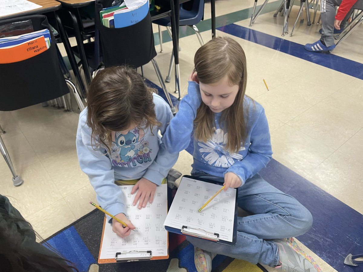 mrsosterman's tweet photo. Lots of sage and scribe as we practice three digit addition with regrouping! https://t.co/YmQ595kUJz