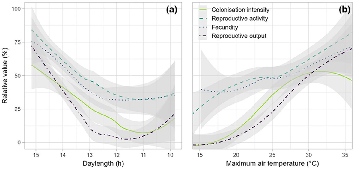 Ecological Entomology (@ecol_ent) on Twitter photo #OpenAccess research by <a href="/martin_schebeck/">Martin Schebeck</a> et al. shows that high plasticity in #diapause responses benefits #BarkBeetles in a changing climate
doi.org/10.1111/een.13…
<a href="/RoyEntSoc/">Royal Entomological Society</a> <a href="/WileyEcolEvol/">Wiley Ecology & Evolution</a> #OpenAccess research by <a href="/martin_schebeck/">Martin Schebeck</a> et al. shows that high plasticity in #diapause responses benefits #BarkBeetles in a changing climate
doi.org/10.1111/een.13…
<a href="/RoyEntSoc/">Royal Entomological Society</a> <a href="/WileyEcolEvol/">Wiley Ecology & Evolution</a>