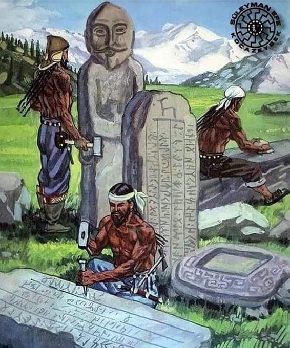 atsizoloji's tweet photo. "Ey koca ve yüce Türk! devşirmeler seni devşirmeden sen aklını başına devşir!" 

- Bilge Tonyukuk https://t.co/pJw3izJ6BG