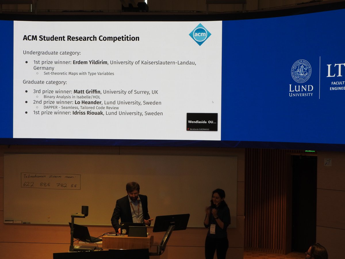 programmingconf's tweet image. #prog25 will host a Student Research Competition 💻🏆
All #ACM undergraduate and graduate students are invited to apply. Hand-in your extended abstract until Saturday 15th February 2025.
2025.programming-conference.org/track/programm…