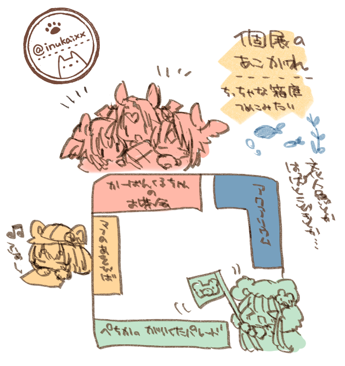 もしもいつか個展ができたら、物語ごとの箱庭をつくったりしたいな～…!という妄想 