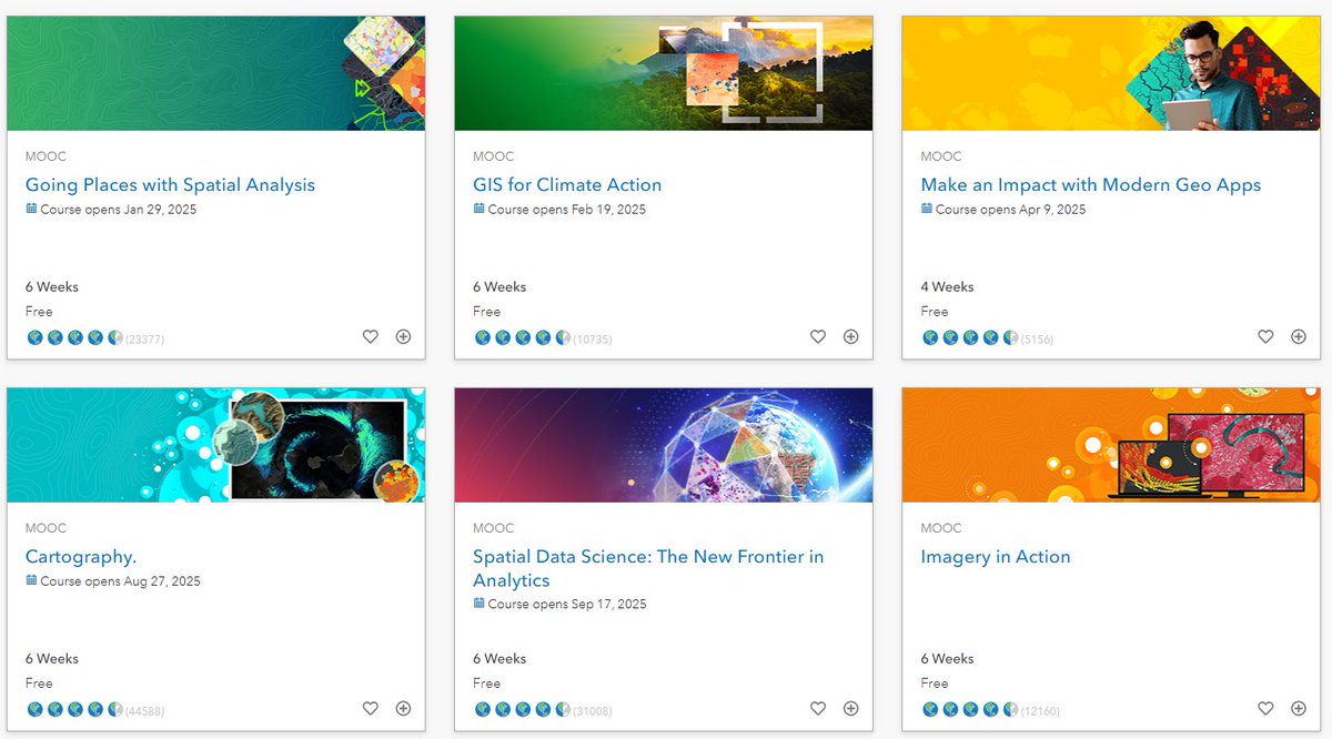 lucychepkosgei's tweet photo. GIS Capacity, 
Free @Esri based Geospatial Courses,
GIS technology evolves very fast. I subscribe to such courses continuously to keep me updated on what is 'cooking' .  Here are 6 of them to explore, Link here  - https://t.co/KXNyEX5MbM 
#GIS #Esri #FreeCourses @EsriEA https://t.co/flfbAmJXAM