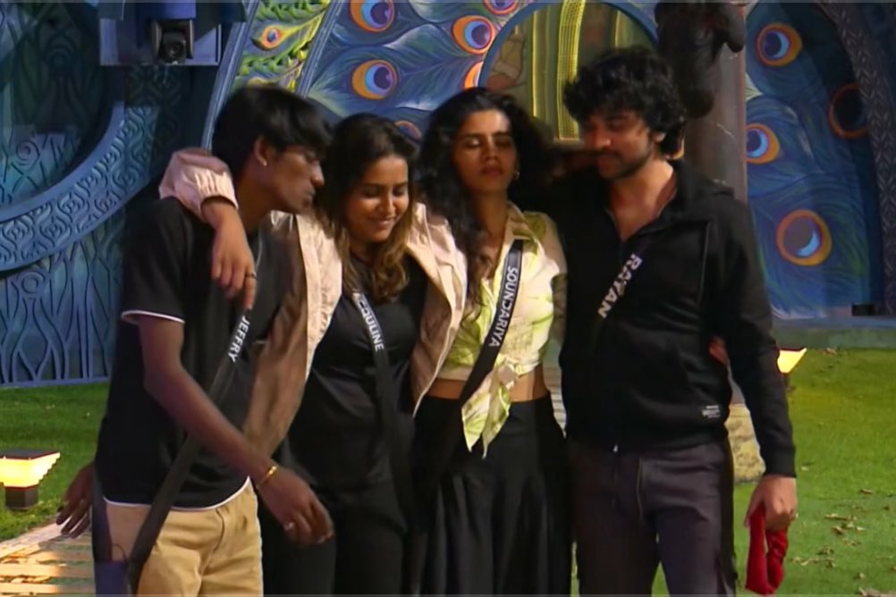 itzSekar's tweet image. #Jacqueline #Ranjith matter nala #GoaGang kku edhum paadhippu irukumaa 😂🙄

#BiggBossTamil8 #BiggBoss8Tamil #BiggBossTamil #BiggBossTamilSeason8