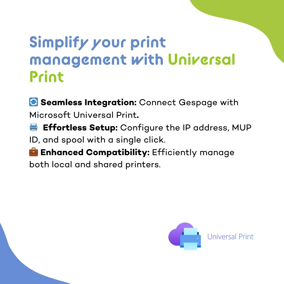 gespage's tweet photo. 🎉 Microsoft and Gespage: A Match Made for Efficiency!

In Gespage 9.2 : ✅ Entra ID / 🖨️ Universal Print / ☁️ Scan to OneDrive.

Ready to level up? Discover more 👉 https://t.co/tohTZxp5l8

#Gespage #Microsoft #PrintManagement #Efficiency https://t.co/1yFfMkKAtF