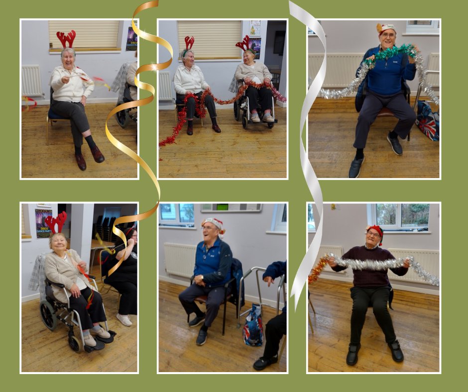 EssexDementiaCa's tweet image. The Braintree Oasis group enjoyed a festive themed Movement to Music session by Leanne from Frederick Douglas helping to keep them active and engaged.
#musictherapy #movementtherapy #movementtomusic #musicandmovement #DementiaCare #dementiasupport