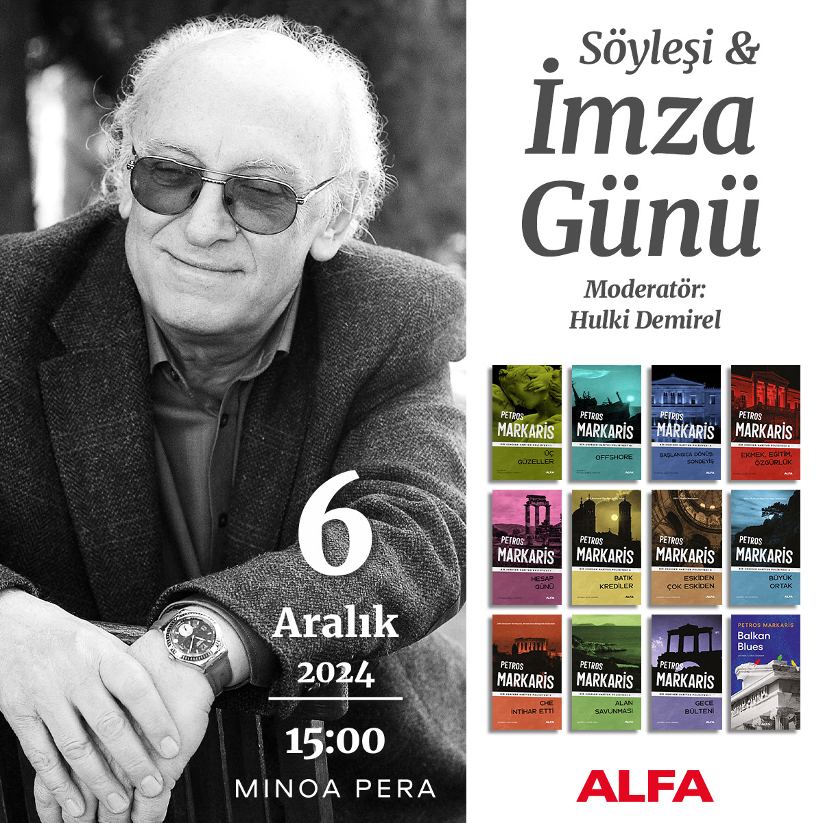 EdebiyatHaber's tweet photo. Petros Markaris İstanbul’a geliyor
@alfakitap @minoapera @rob389 

https://t.co/PvhVjlMPrw https://t.co/zYogsC3vWr
