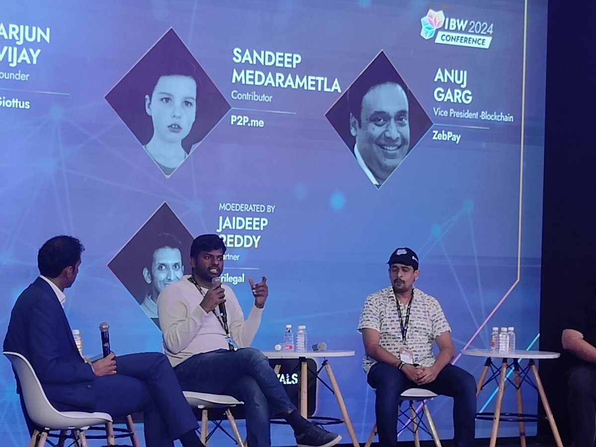 giottus's tweet image. The better the compliance, the better placed we are for future, said @arjunvijay89 COO, Giottus, at a panel discussion at IBW 2024 in Bangalore.

#IBW2024 #IBW24 #Giottus #Bangalore