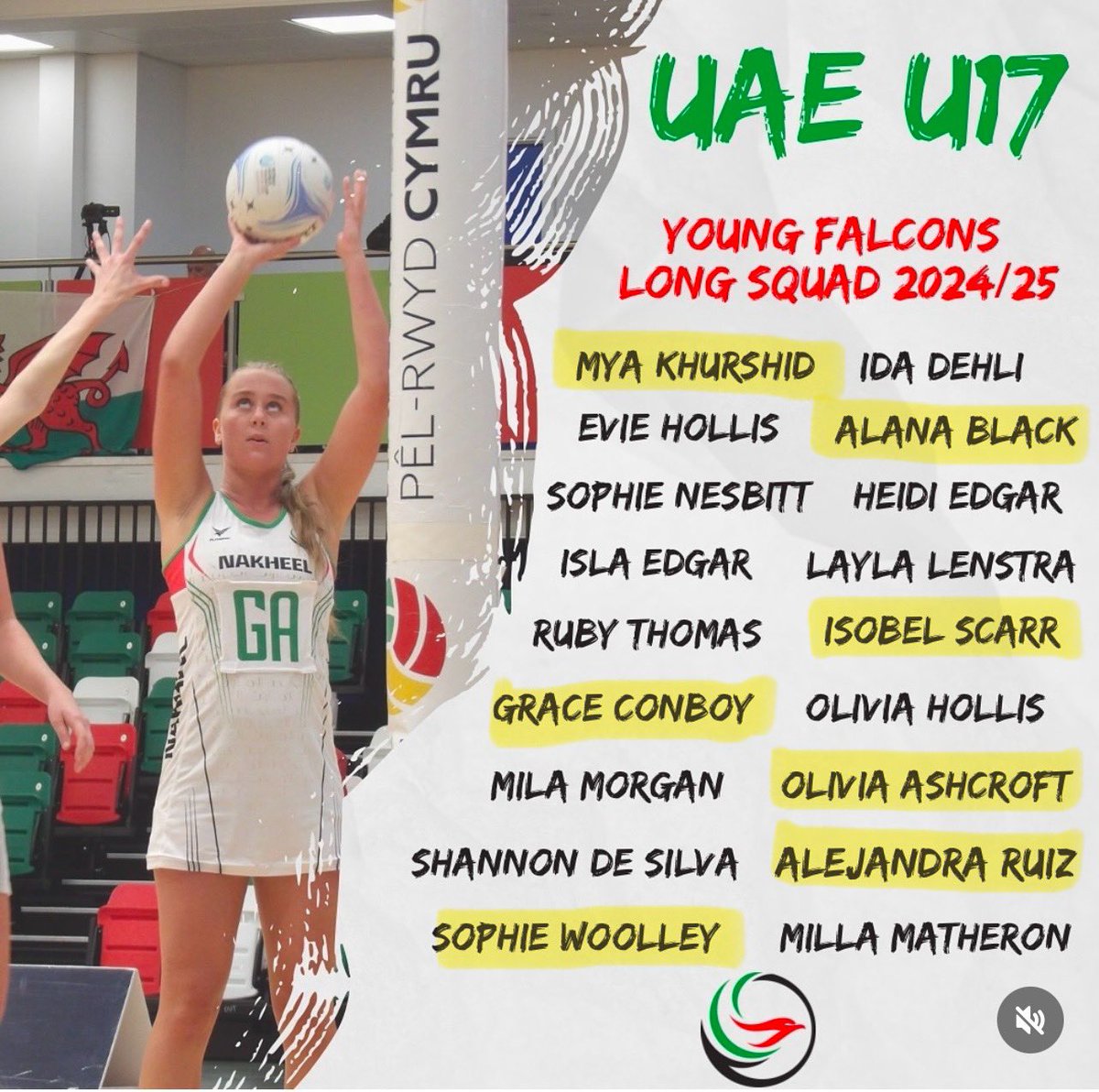 Super proud of the seven DC girls who have been selected into this squad of Young Falcons - congratulations all 🤩 <a href="/UAEnetball/">uaenetball</a> <a href="/DCol_Sport/">DC Sport</a> <a href="/DubaiCollege/">@DubaiCollege</a> #talent