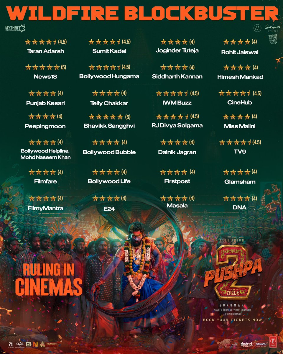 jagadeesan_dev's tweet photo. #Pushpa2TheRule blockbuster response everywhere 💥🔥

WILDFIRE BLOCKBUSTER 🧨

#BlockBusterPushpa2 #Pushpa3TheRampage #Pushpa2
#Pushpa2TheRuleBookings https://t.co/mLoBpYvs6S