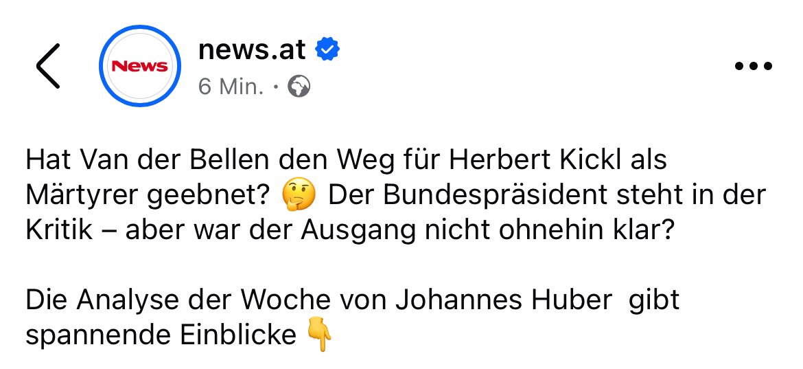 Könnten wir bitte bei den Tatsachen bleiben? Vdb hat zuerst überhaupt niemandem mit einer Regierungsbildung beauftragt sondern allen Parteien mitgeteilt, dass sie sich eine Mehrheit im Nationalrat suchen und sich dann wieder bei ihm melden sollen.