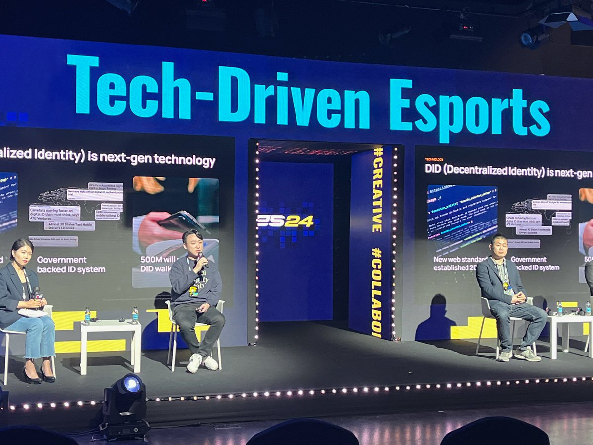 LetsPlayID's tweet photo. 🌟LIVE from the panel talk on #TechDrivenEsports with @HopaeInc’s CEO Ace Shim at the #IESF Summit! 
Let’s dive into how to transform Esports ecosystem to streamline its operations and business, thanks to #tech👇🏼 https://t.co/GOHFmJtOJU