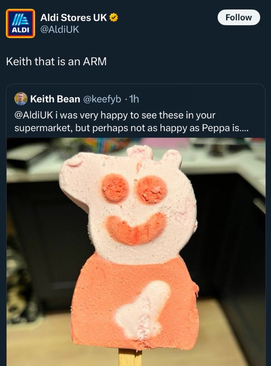 CaraMia200's tweet photo. #HavaALaugh
#FromAroundtheNet
Not everyone understands #PeppaPig is designed to mimic a child’s drawing style.

Keith Bean will always regret his attempt at ‘blokey’ humour.😝 https://t.co/mLHlG5Hsju
