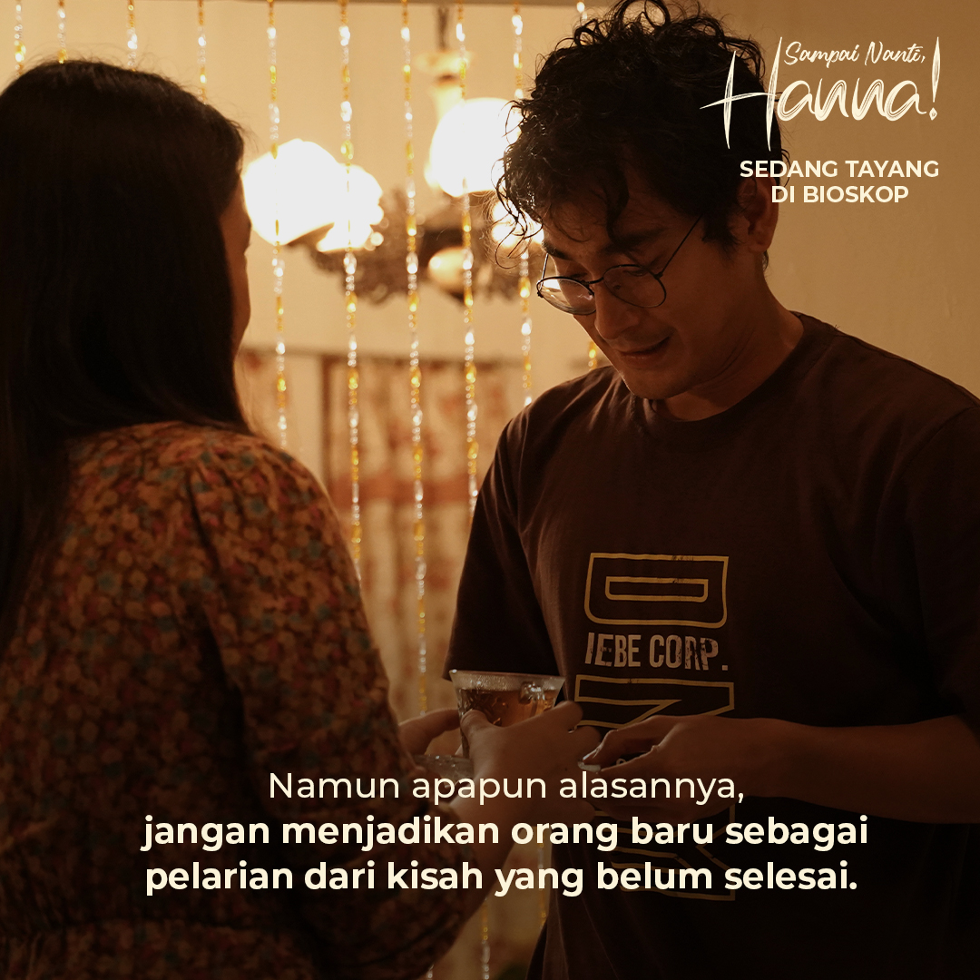 Kalian tim yang percaya atau nggak sama kalimat ini?
Coba drop jawab di kolom komen

mimin cuma mau ingetin, jangan lupa saksikan film Sampai Nanti, Hanna! di bioskop, hari ini ya.
#SampaiNantiHanna #SampaiNantiHannaFilm #JodohTakLariKemana #5Desember2024 #FebbyRastanty #BioOne