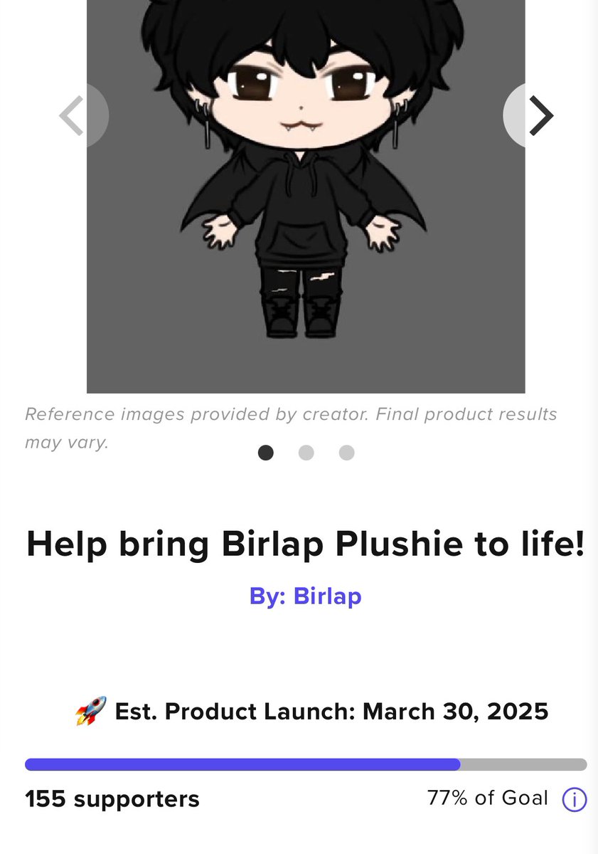 birlap_'s tweet photo. Chat WE ARE SO CLOSE LAST 24 HOURS OR THE PLUSHIE WILL NOT EXIST!! Go PLEDGE 😭 https://t.co/2Riaj5vCGM https://t.co/zZM9PSdfeL