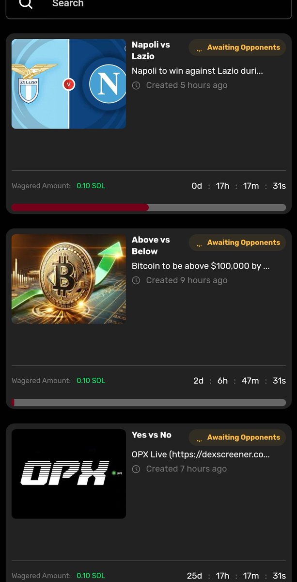 With the recently launched @BattleBetDotFun, it has gained lots of traction! $BB

People are starting to make bets in different categories! 

Sitting currently at a 1M mcap it's really undervalued.

You should come check it out and try making a bet yourself!

#BTC $OPXL $BTC