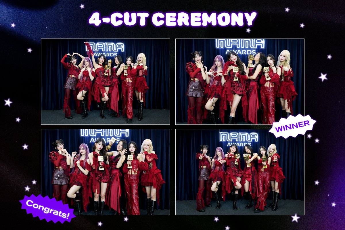 MnetMAMA's tweet photo. [#2024MAMA] 4-CUT CEREMONY📸 #ive #아이브

Congratulations, @IVEstarship!
Enjoy a glory moment with IVE✨

아이브와 함께 영광의 순간을 즐겨보세요💖

🏆 FAVORITE GLOBAL PERFORMER FEMALE
🏆 FAN'S CHOICE FEMALE TOP 10
🏆 CJ GLOBAL PERFORMANCE 

BIG BLUR : What is Real?
2024 MAMA AWARDS

#MAMAAWARDS
#2024MAMAAWARDS